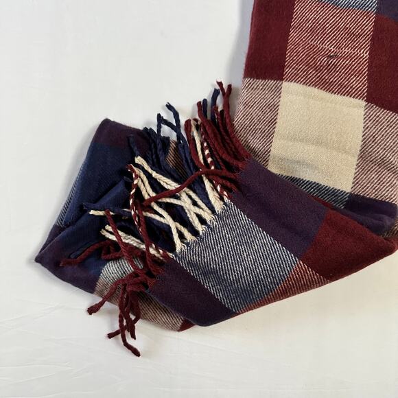 NWT Neutral Checkered Scarf - Picture 1 of 5